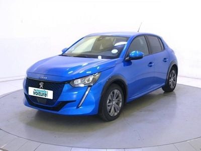 Bleu Occasion 2021 Peugeot e-208 Citadine | 15 480 € (Prix juste)