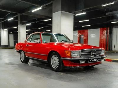 Rouge Occasion 1987 Mercedes SL500 Cabriolet | 49 900 €