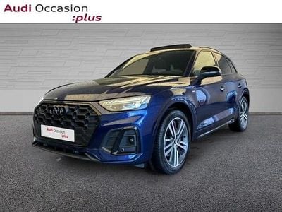 Bleu navarre métallisé Occasion 2021 Audi Q5 S-Line SUV | 45 900 € (Prix juste)