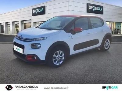 Blanc banquise rouge aden Occasion 2020 Citroën C3 PureTech Berline | 9 490 € (Bon prix)