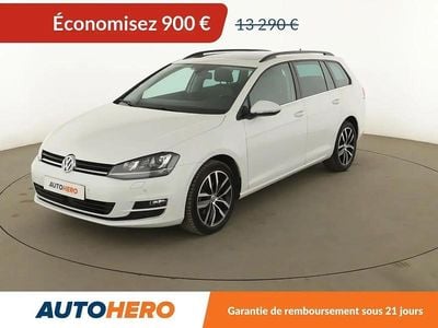Blanc Occasion 2014 VW Golf VII Break | 12 390 € (Prix juste)