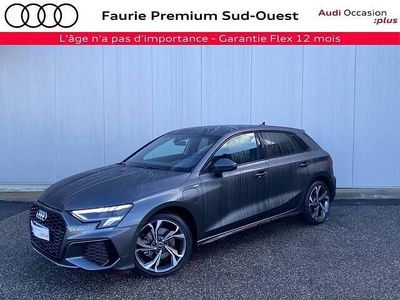 Occasion Audi A3 Sportback e-tron S-Line 204 ch (150 kW) 2023 Gris daytona nacré Citadine