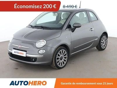 Gris Occasion 2015 Fiat 500 Lounge Citadine | 8 290 € (Bon prix)