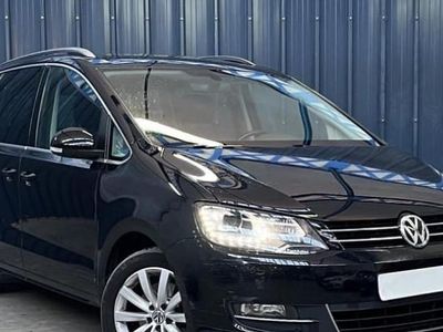 Noir Occasion 2017 VW Sharan Monospace | 15 490 €