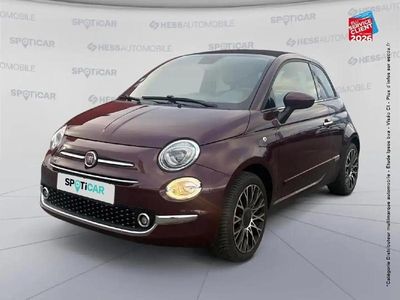 Rouge Occasion 2020 Fiat 500C Star Cabriolet | 11 999 € (Prix juste)
