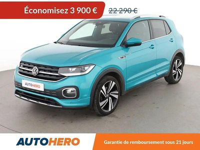 Bleu Occasion 2021 VW T-Cross R-line SUV | 18 390 € (Prix juste)