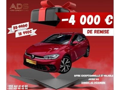 Rouge Occasion 2022 VW Polo R-line Berline | 18 990 € (Prix juste)