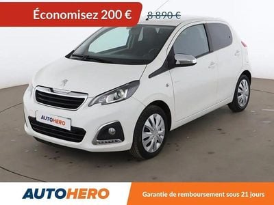 Blanc Occasion 2018 Peugeot 108 Style Citadine | 8 690 € (Prix juste)