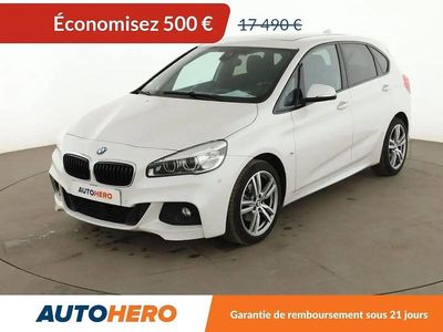 Blanc Occasion 2017 BMW 216 Active Tourer M Sport Monospace | 16 990 € (Prix cher)
