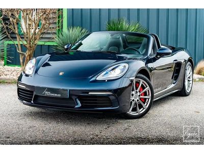 Bleu Occasion 2018 Porsche 718 Boxster Cabriolet | 65 990 €