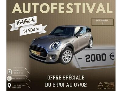 Occasion Mini Cooper 136 ch (100 kW) 2020 Gris Citadine