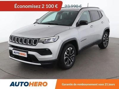 Gris Occasion 2022 Jeep Compass Limited SUV | 21 890 € (Bon prix)