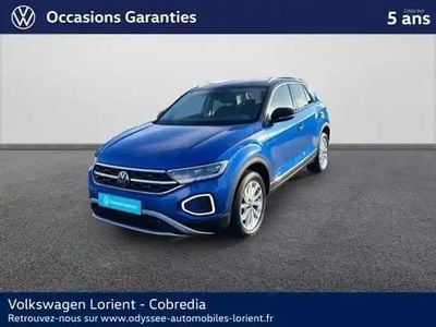 Occasion VW T-Roc Style 2023 Bleu ravenna métallisée/toit noir SUV