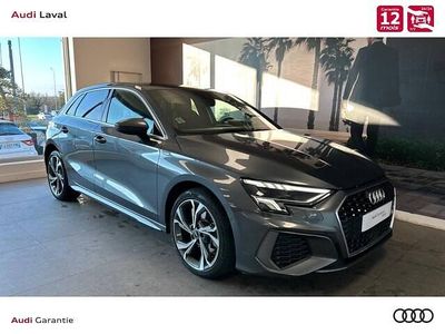 Occasion Audi A3 Sportback e-tron S-Line 204 ch (150 kW) 2023 Gris daytona nacré Citadine