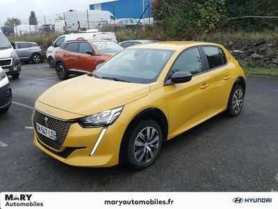 Jaune Occasion 2023 Peugeot e-208 Active Citadine | 18 990 € (Prix assez cher)