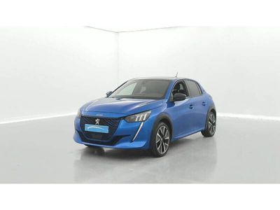 Bleu clair Occasion 2021 Peugeot e-208 GT Citadine | 15 990 €