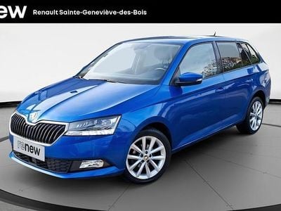 Occasion Skoda Fabia Style 95 ch (69 kW) 2019 Bleu Citadine