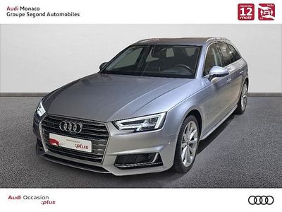 Argent fleuret métallisé Occasion 2018 Audi A4 Design Break | 26 900 € (Prix assez cher)