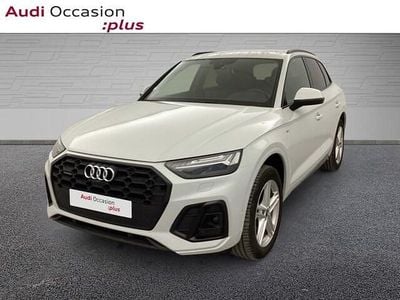 Blanc glacier métallisé Occasion 2021 Audi Q5 S-Line SUV | 39 890 € (Bon prix)