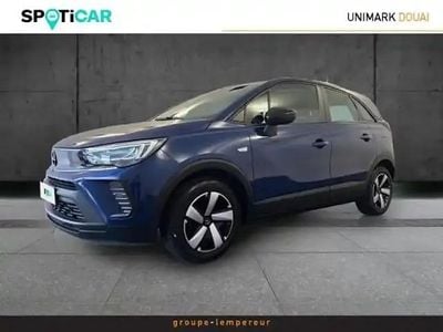 Bleu nautique metallisee vernis Occasion 2022 Opel Crossland X Edition SUV | 11 990 € (Prix juste)