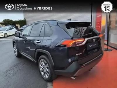 Occasion Toyota RAV4 Hybrid Lounge 218 ch (160 kW) 2021 Bleu de prusse métallisé SUV