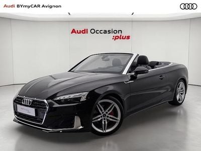 Noir mythe métallisé Occasion 2023 Audi A5 Cabriolet Advanced Cabriolet | 41 814 € (Bon prix)