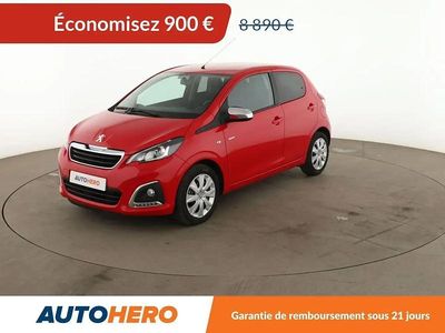 Rouge Occasion 2019 Peugeot 108 Style Citadine | 7 990 € (Prix juste)