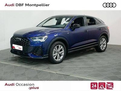 Bleu navarre métallisé Occasion 2025 Audi Q3 Sportback S-line plus SUV | 49 880 € (Prix cher)