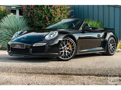 Noir Occasion 2014 Porsche 911 Turbo S Cabriolet Cabriolet | 144 990 € (Prix assez cher)