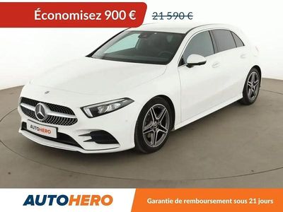 Blanc Occasion 2018 Mercedes A180 AMG line Berline | 20 690 € (Prix juste)