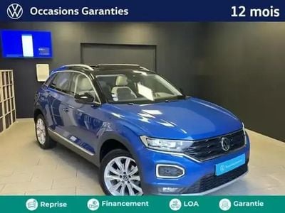 Occasion VW T-Roc Exclusive 2021 Bleu ravenna/noir SUV
