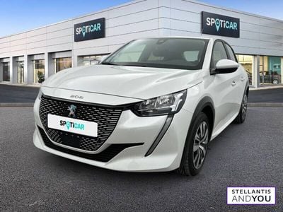 Occasion Peugeot e-208 Business-Line 100 kW (136 ch) 2020 Blanc Citadine
