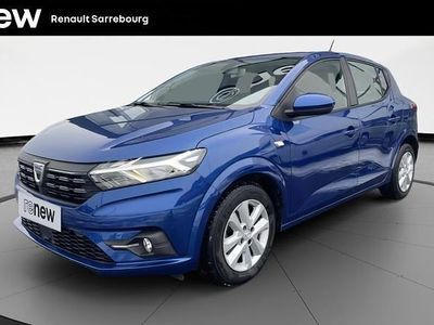 Bleu Occasion 2022 Dacia Sandero Comfort Citadine | 11 599 € (Bon prix)