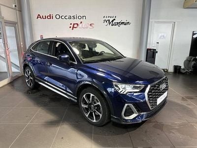 Bleu navarre métallisé Occasion 2022 Audi Q3 Sportback S-Line SUV | 36 990 €