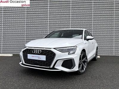 Blanc ibis Occasion 2023 Audi A3 Sportback e-tron S-Line Citadine | 32 990 € (Prix juste)