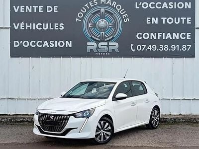 Blanc Occasion 2021 Peugeot 208 Active Citadine | 9 990 € (Bon prix)