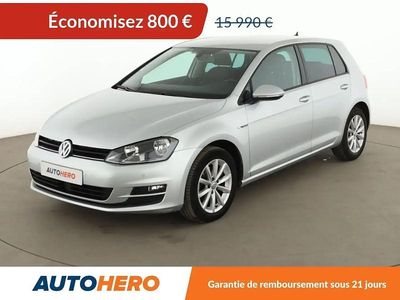 Gris Occasion 2015 VW Golf VII LOUNGE Berline | 15 190 € (Prix juste)