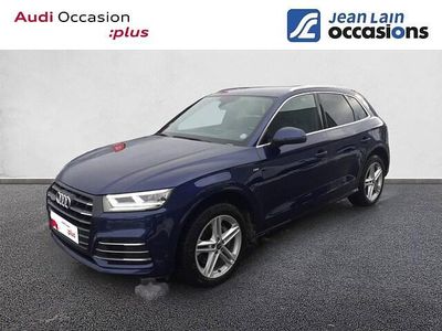 Bleu navarre métallisé Occasion 2020 Audi Q5 S-Line SUV | 39 990 € (Prix assez cher)