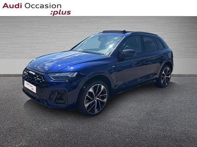 Bleu navarre métallisé Occasion 2024 Audi Q5 S-Line SUV | 52 990 € (Prix juste)