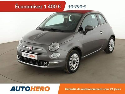 Gris Occasion 2017 Fiat 500C Lounge Cabriolet | 9 390 € (Prix juste)