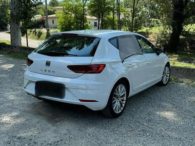 Occasion Seat Leon 110 ch (80 kW) 2018 Blanc Berline