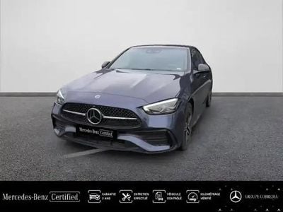 Occasion Mercedes C220 AMG line 2025 Bleu sodalite métallisé Berline