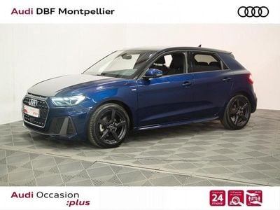 Occasion Audi A1 Sportback S-Line 150 ch (110 kW) 2024 Bleu navarre métallisé noir mythe métallisé Citadine