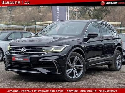 Noir Occasion 2020 VW Tiguan R-line SUV | 29 990 € (Prix juste)