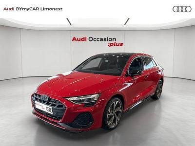 Nouvelle Audi A3 S-Line 150 ch (110 kW) 2025 Rouge progressif métallisé