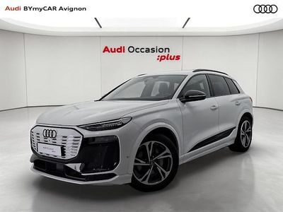 Occasion Audi Q6 e-tron S-Line 225 kW (306 ch) 2025 Blanc glacier métallisé SUV