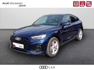 Occasion Audi Q5 Sportback S-Line 163 ch (119 kW) 2022 Bleu navarre métallisé SUV