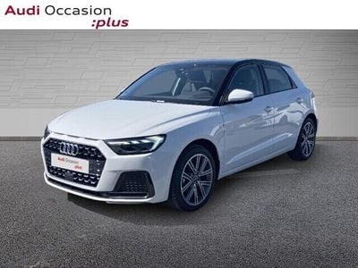 Nouvelle Audi A1 Sportback Design 95 ch (69 kW) 2025 Blanc glacier métallisé noir mythe métallisé Citadine
