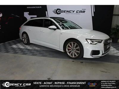 Blanc Occasion 2021 Audi A6 S-Line Break | 44 490 € (Prix assez cher)