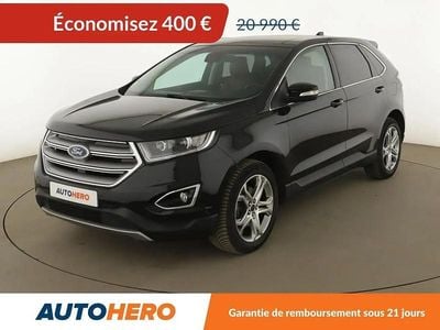 Noir Occasion 2016 Ford Edge Titanium SUV | 20 590 € (Prix juste)